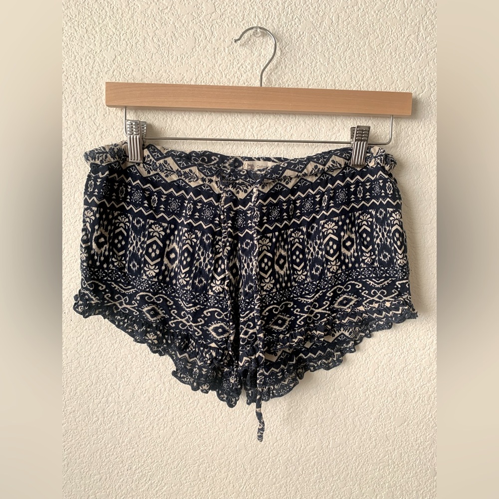 Boho drawstring shorts